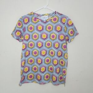 Women's Marella Geometric Top Sz Small